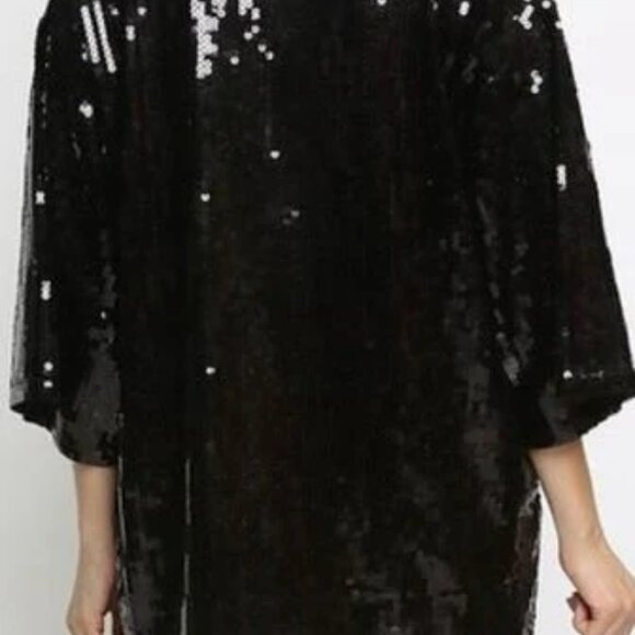 MINI Sequin Dress w/Graphics Design - Trust No Man Fear No BiXX! - Picture 3 of 3